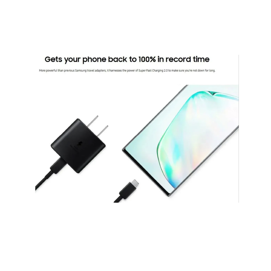 Cargador Samsung 45W detalle